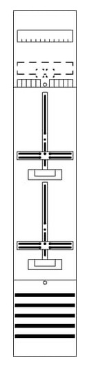 Striebel & John DF19C2 Zählerfeld 9RE 2Z mit Zählerkreuz von Striebel&John