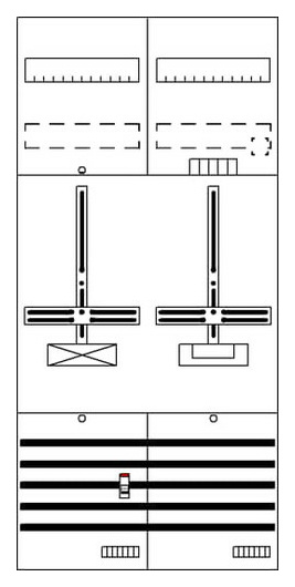 Striebel & John DF27G1B Zählerfeld 7RE 1Z1S Zählerkreuz Striebel & John DF27G1B Zählerfeld 7RE 1Z1S Zählerkreuz von Striebel&John