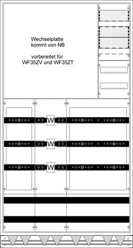 Striebel & John WX42K2L Schaltschrank 400 x 1050 x 1950 1St. von Striebel & John