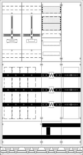 Striebel & John WX42K3L Schaltschrank 400 x 1050 x 1950 1St. von Striebel & John