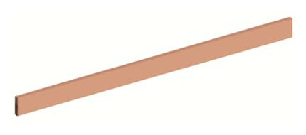 Striebel & John ZX1013 CU-Schiene 20x5mm, L:250mm von Striebel&John