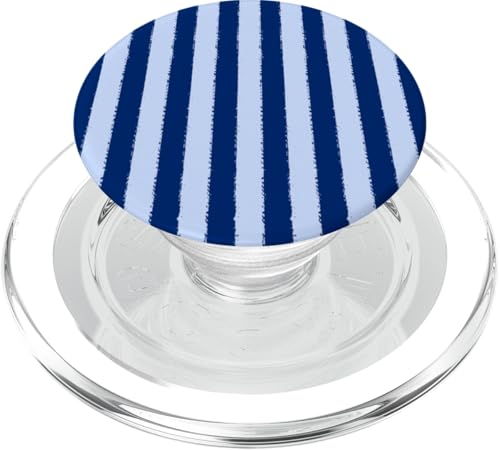 Aesthetic Grunge-Pinsel, gestreift, Blau und Hellblau PopSockets PopGrip für MagSafe Aesthetic Grunge-Pinsel, gestreift, Blau und Hellblau PopSockets PopGrip für MagSafe von Stripes Geometric Vertical Lines Pattern