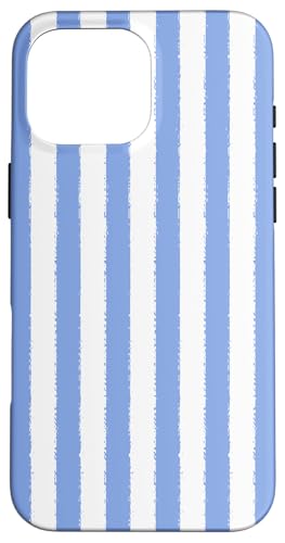 Aesthetic Grunge-Pinsel, gestreift, Weiß und Hellblau Hülle für iPhone 16 Pro Max Aesthetic Grunge-Pinsel, gestreift, Weiß und Hellblau Hülle für iPhone 16 Pro Max von Stripes Geometric Vertical Lines Pattern