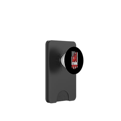 Aufmerksamkeit für Schlaganfälle US-Flagge Amerikanische Flagge Aufmerksamkeit für Schlaganfälle PopSockets PopWallet für MagSafe Aufmerksamkeit für Schlaganfälle US-Flagge Amerikanische Flagge Aufmerksamkeit für Schlaganfälle PopSockets PopWallet für MagSafe von Stroke Awareness Month May Wear Red Survivor
