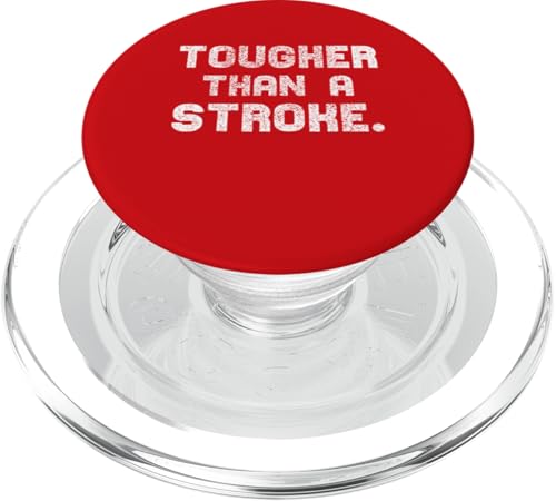 Härter als ein Schlaganfall: Bewusstsein für rote Striche PopSockets PopGrip für MagSafe Härter als ein Schlaganfall: Bewusstsein für rote Striche PopSockets PopGrip für MagSafe von Stroke Awareness Month May Wear Red Survivor