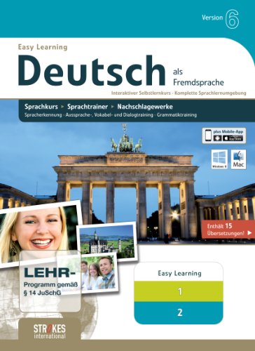 Strokes Easy Learning Deutsch 1+2 Version 6.0 von Strokes Publishing GmbH