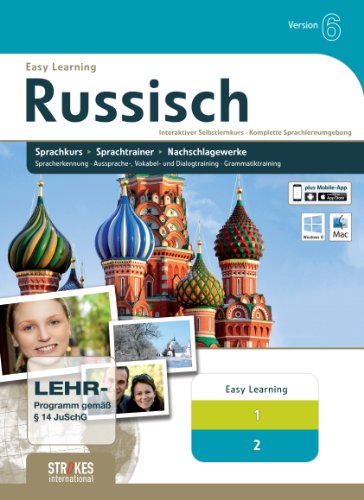 Strokes Easy Learning Russisch 1+2 Version 6.0 von Strokes Publishing GmbH