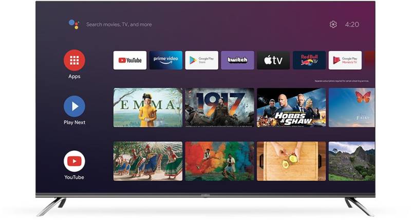 SRT55UD7553 139 cm (55") LCD-TV mit LED-Technik grau/silber / G von Strong
