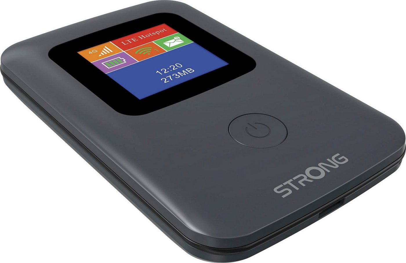 Strong mobiler Hotspot, LTE bis 150 Mbit/s, WLAN bis 300 Mbit/s, Display 4G/LTE-Router Strong mobiler Hotspot, LTE bis 150 Mbit/s, WLAN bis 300 Mbit/s, Display 4G/LTE-Router von Strong
