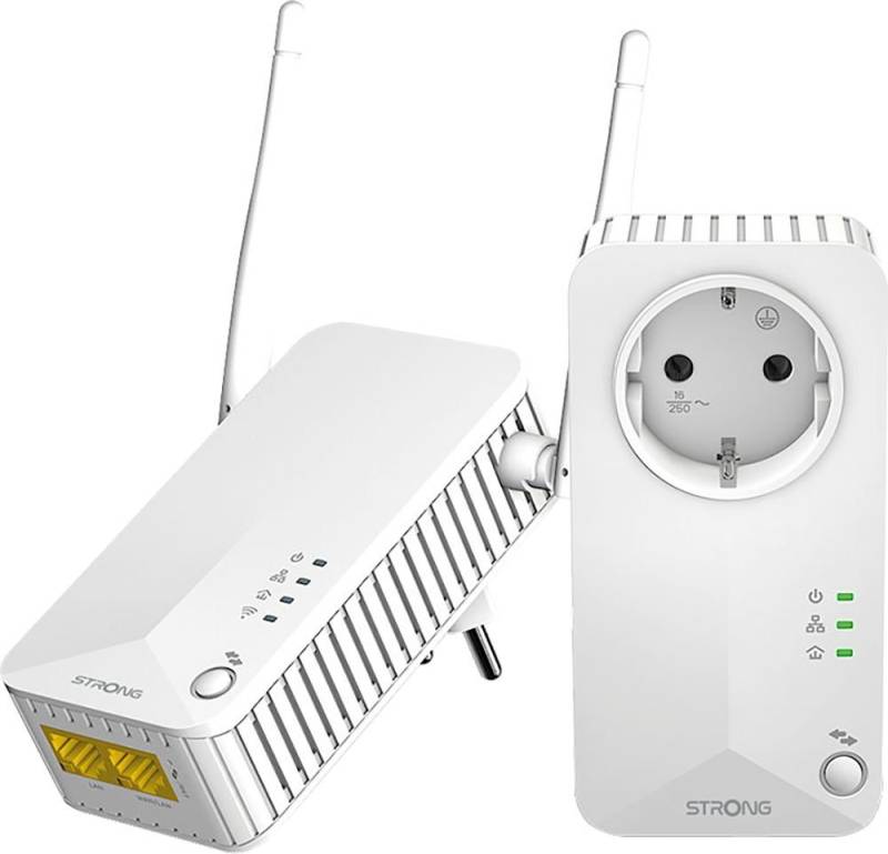 Strong Hybrid Powerline Wi-Fi Kit EU Access Point, 600 Mbit-s von Strong