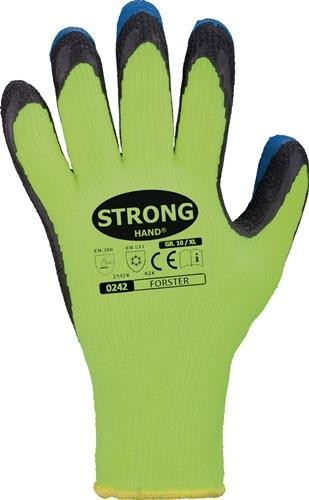 Stronghand Kälteschutzhandschuhe Forster Gr.9 neon-gelb/blau EN 388,EN 511 PSA von Stronghand