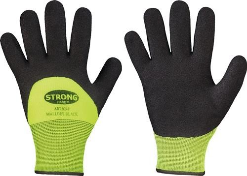 Stronghand Kälteschutzhandschuhe Mallory/Black Gr.10 schwarz/gelb EN 388,EN 511 von Stronghand