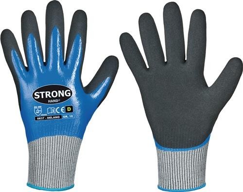 Stronghand Schnittschutzhandschuhe Delano Gr.8 dunkelblau/schwarz EN 388 PSA II Stronghand Schnittschutzhandschuhe Delano Gr.8 dunkelblau/schwarz EN 388 PSA II von Stronghand