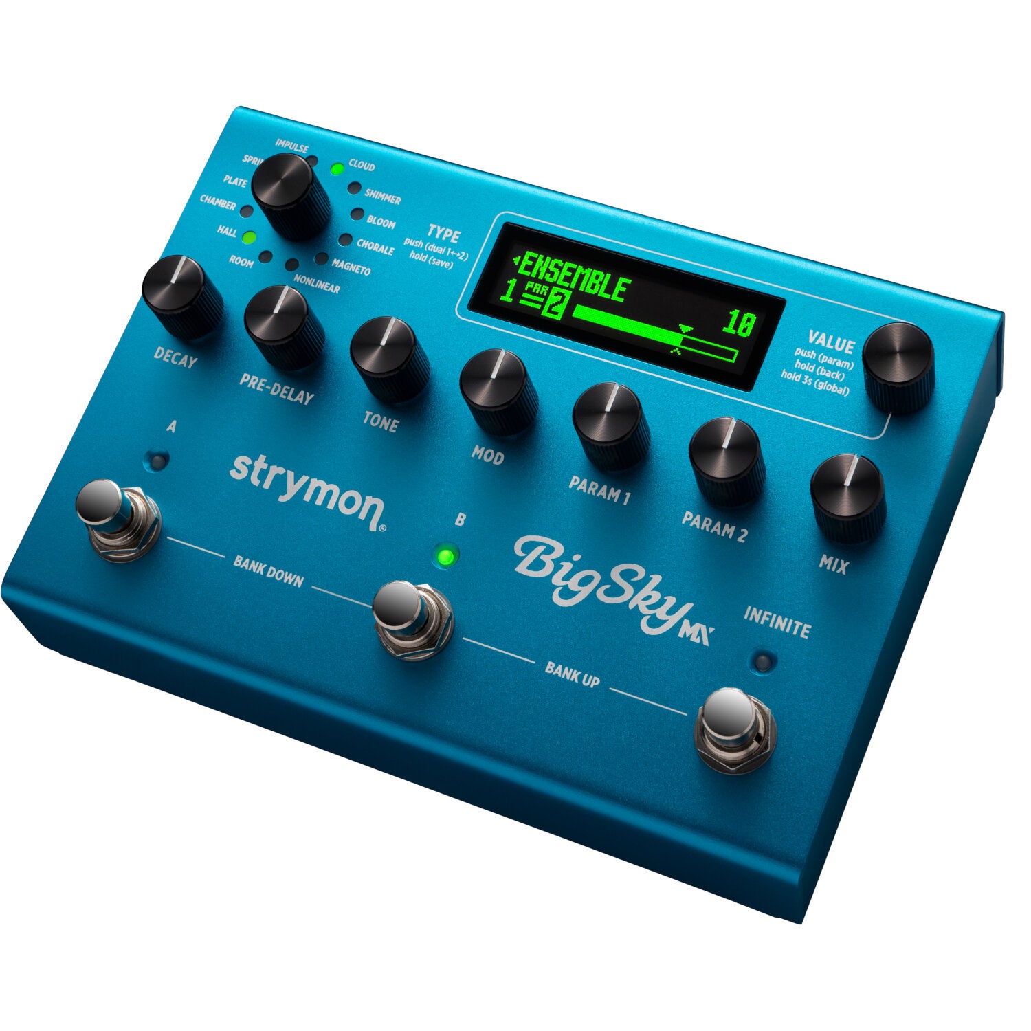 Strymon BigSky MX Dual Engine IR Reverb Pedal Strymon BigSky MX Dual Engine IR Reverb Pedal von Strymon