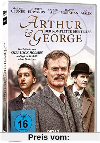 Arthur & George / Der komplette Dreiteiler mit Martin Clunes als Sherlock-Holmes-Erfinder Arthur Conan Doyle von Stuart Orme