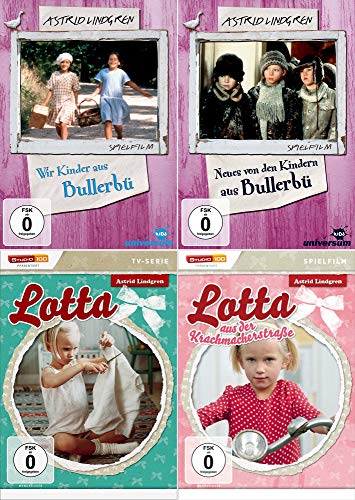 Astrid Lindgren: Wir Kinder aus Bullerbü + Neues von den Kindern aus Bullerbü + Lotta aus der Krachmacherstraße (Spielfilm + TV-Serie) [4-DVD] von Studio 100 Media GmbH (Vertrieb Leonine)