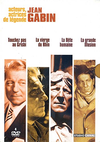 Coffret Jean Gabin 4 DVD - Vol. 2 : Touchez pas au grisbi / La Vierge du Rhin / La Bête humaine / La Grande illusion [FR Import] von Studio Canal