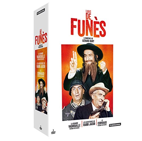Louis de funès - 3 comédies de gérard oury : la grande vadrouille + les aventures de rabbi jacob + le corniaud [FR Import] von Studio Canal