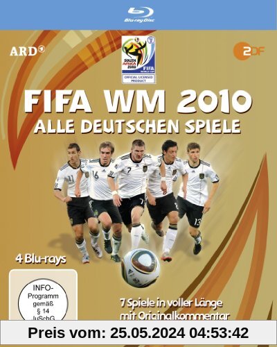 FIFA WM 2010 - Alle deutschen Spiele (4 Blu-ray Box) von Studio Hamburg (Alive)