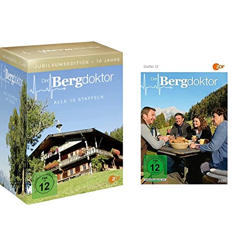 10 Jahre Der Bergdoktor - Jubiläumsedition [30 DVDs im Schuber] & Der Bergdoktor - Staffel 12 [3 DVDs] von Studio Hamburg