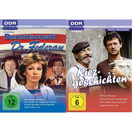 Bereitschaft Dr. Federau (DDR-TV-Archiv) [3 DVDs] & Kiezgeschichten (DDR TV-Archiv) [3 DVDs] von Studio Hamburg