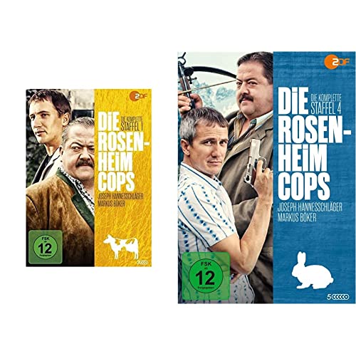Die Rosenheim-Cops - Die komplette erste Staffel [3 DVDs] & Die Rosenheim-Cops - Die komplette vierte Staffel [5 DVDs] von Studio Hamburg