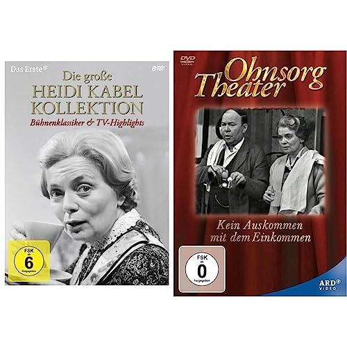 Die große Heidi Kabel Kollektion - Bühnenklassiker & TV-Highlights [8 DVDs] & Ohnsorg Theater - Kein Auskommen mit dem Einkommen von Studio Hamburg
