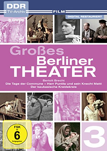 Großes Berliner Theater, Vol. 3 - Bertolt Brecht: Die Tage der Commune - Herr Puntila und sein Knecht Matti - Der kaukasische Kreidekreis (DDR TV-Archiv) [3 DVDs] von Studio Hamburg