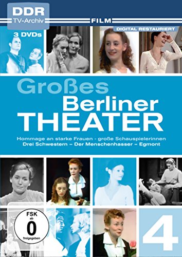 Großes Berliner Theater - Teil 4: Hommage an starke Frauen - große Schauspielerinnen: Drei Schwestern/Der Menschenhasser/Egmont (DDR TV-Archiv) [3 DVDs] von Studio Hamburg