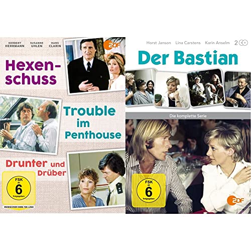 Hexenschuss / Trouble im Penthouse / Drunter und Drüber - 3 Klassiker von John Graham & Der Bastian - Die komplette Serie [2 DVDs] von Studio Hamburg