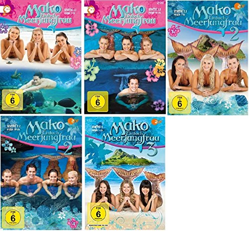 Mako - Einfach Meerjungfrau - Staffel 1.1+1.2+2.1+2.2+3 (1-3) / DVD Set von Studio Hamburg