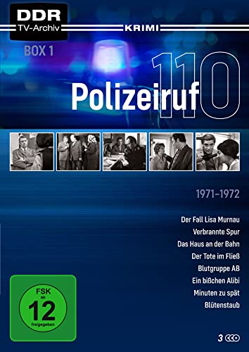 Polizeiruf 110 - Box 1 (DDR TV-Archiv) 3 DVDs mit Sammelrücken von Studio Hamburg