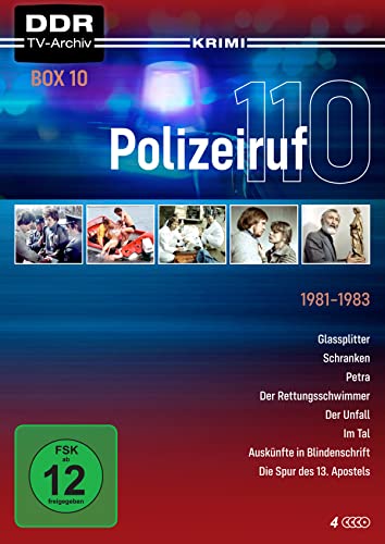 Polizeiruf 110 - Box 10 (DDR TV-Archiv) mit Sammelrücken [4 DVDs] von Studio Hamburg