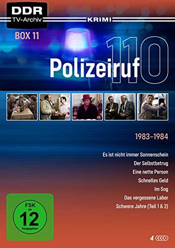 Polizeiruf 110 - Box 11 (DDR TV-Archiv) mit Sammelrücken [4 DVDs] von Studio Hamburg