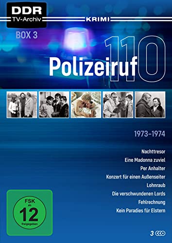 Polizeiruf 110 - Box 3 (DDR TV-Archiv) 3 DVDs mit Sammelrrücken von Studio Hamburg