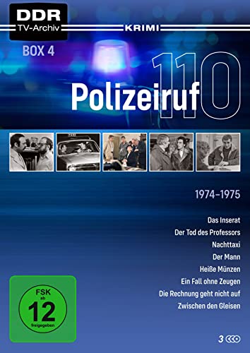 Polizeiruf 110 - Box 4 (DDR TV-Archiv) 3 DVDs mit Sammelrücken von Studio Hamburg