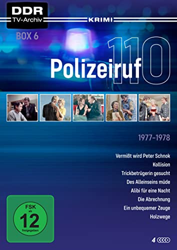 Polizeiruf 110 - Box 6 (DDR TV-Archiv) mit Sammlerrücken [4 DVDs] von Studio Hamburg