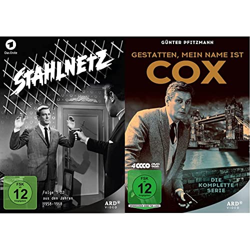 Stahlnetz - Gesamtbox [9 DVDs] & Gestatten, mein Name ist Cox - Die komplette Serie mit Günter Pfitzmann (4 DVDs) von Studio Hamburg