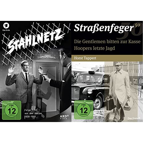 Stahlnetz - Gesamtbox [9 DVDs] & Straßenfeger 50 - Die Gentlemen bitten zur Kasse / Hoopers letzte Jagd [4 DVDs] (Neuauflage) von Studio Hamburg