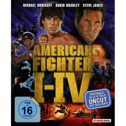 American Fighter 1-4      (4 Blu-rays) von Studiocanal