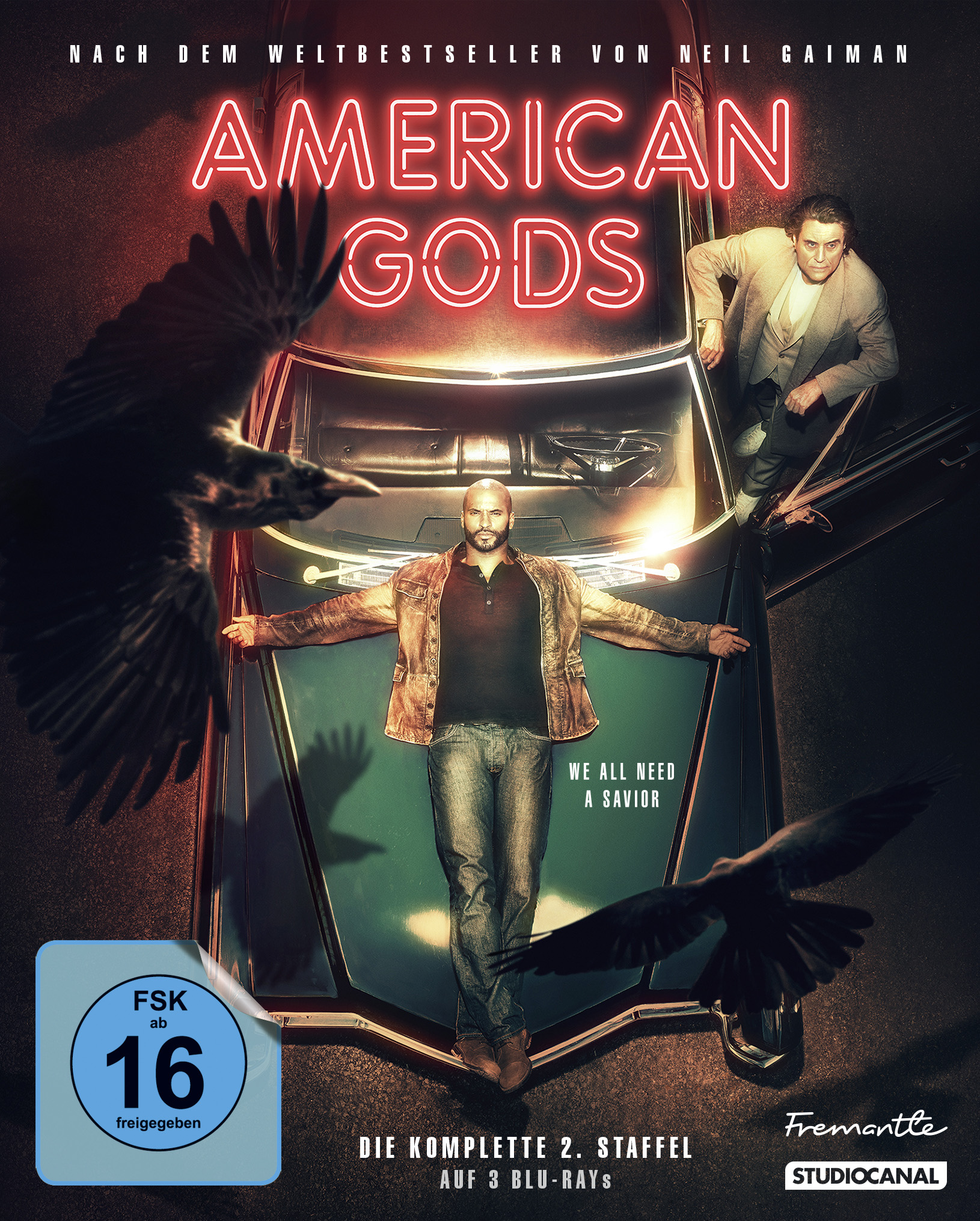 American Gods - Die komplette 2. Staffel (Collector's Edition, 3 Discs) von Studiocanal