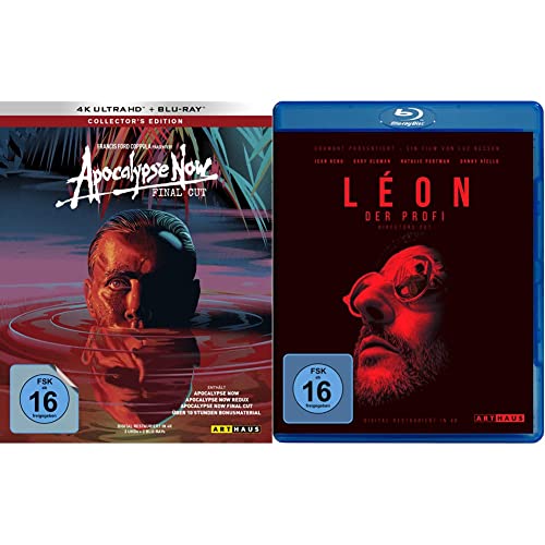 Apocalypse Now / The Final Cut / Collector's Edition / (Kinofassung, Redux & Final Cut)(2 4K Ultra-HD) (+ 2 Blu-ray 2D) & Leon - Der Profi / Kinofassung & Director's Cut / Blu-ray von Studiocanal