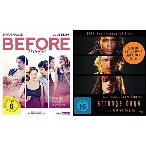 Before Trilogie: Before Sunset / Before Sunrise / Before Midnight [Blu-ray] & Strange Days - 20th Anniversary Edition [Blu-ray] von Studiocanal