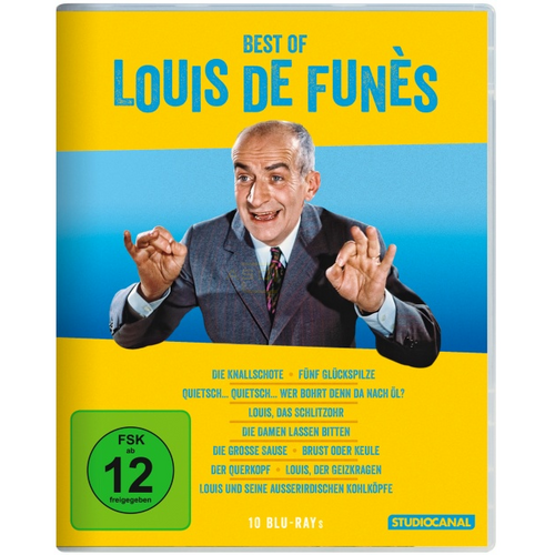 Best of Louis de Funes      (10 Blu-rays) von Studiocanal