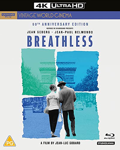 Breathless (60th Anniversary Edition) [Blu-ray] [2021] von STUDIOCANAL