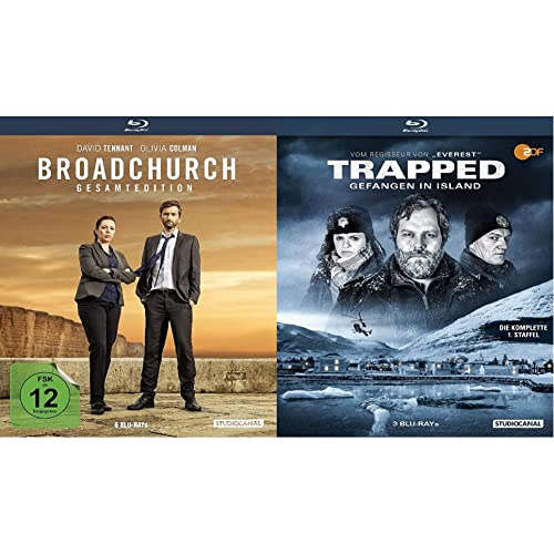 Broadchurch / Staffel 1-3 / Gesamtedition [Blu-ray] & Trapped - Gefangen in Island - Staffel 1 [Blu-ray] von Studiocanal