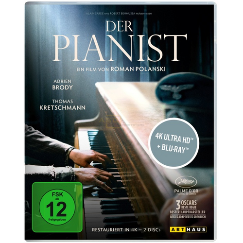 Der Pianist - 20th Anniversary Edition      (4K Ultra HD+Blu-ray) von Studiocanal