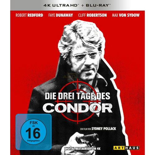 Die drei Tage des Condor      (4K Ultra HD+Blu-ray) von Arthaus