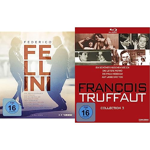 Federico Fellini Edition [Blu-ray] & Francois Truffaut - Collection 3 [Blu-ray] von Studiocanal