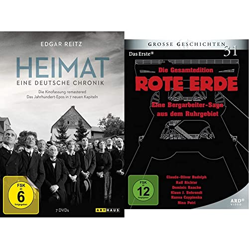 Heimat 1 - Eine deutsche Chronik (Director's Cut, Kinofassung, 7 Discs, Digital Remastered) & ROTE ERDE: Gesamtedition - Große Geschichten (Neuauflage) [7 DVDs] von Studiocanal